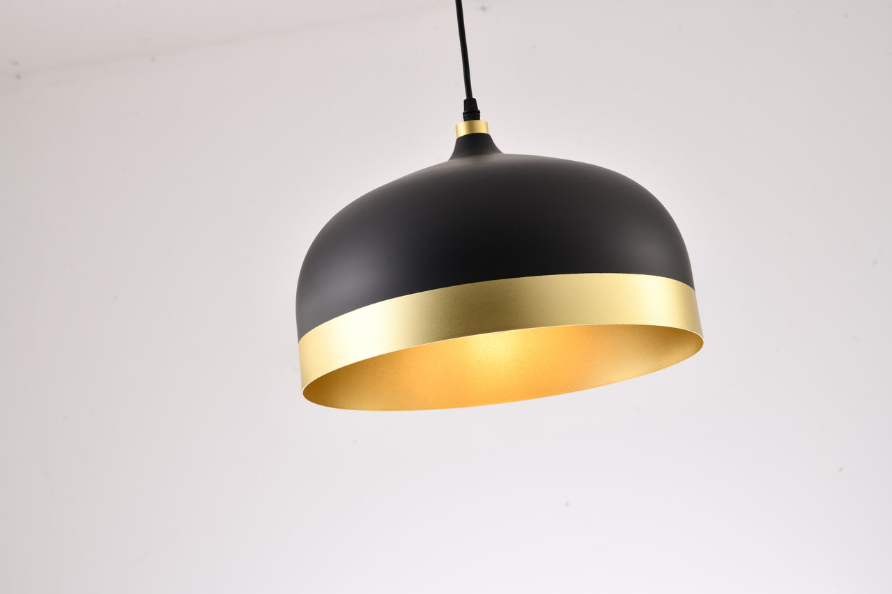 BETHEL INTERNATIONAL SR05BG 1-Light Pendant Black