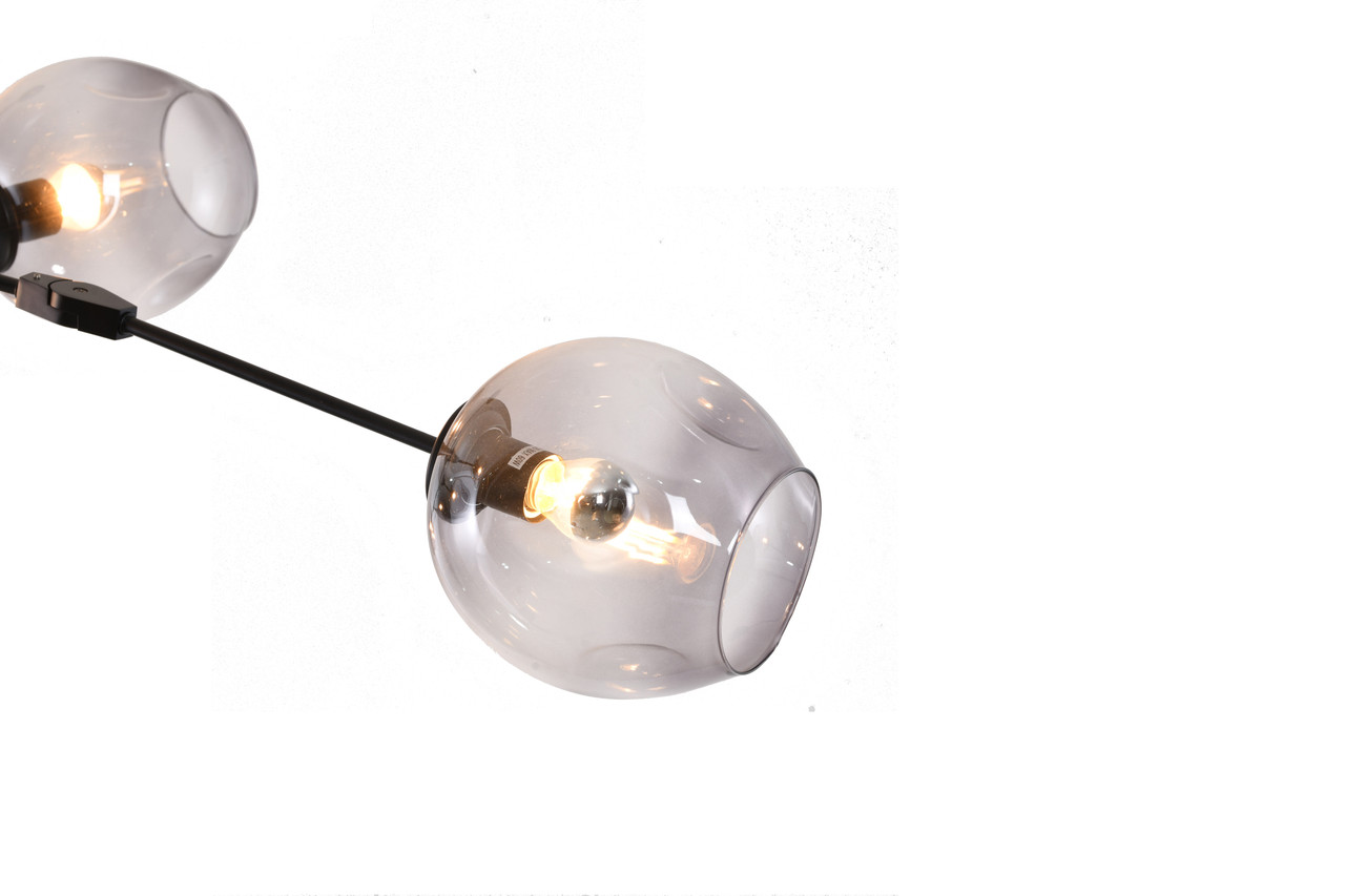 BETHEL INTERNATIONAL DLS58C70B 7-Light Chandelier Black BETHEL INTERNATIONAL DLS58C70B 7-Light Chandelier Black