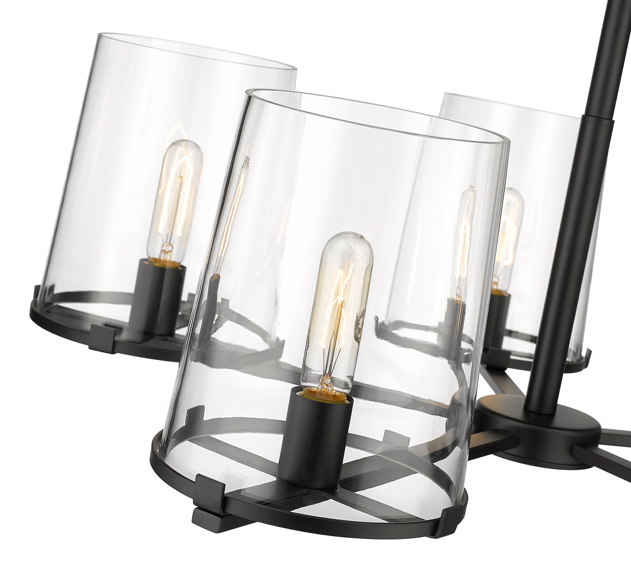 Z-LITE 3032-5MB 5 Light Chandelier, Matte Black