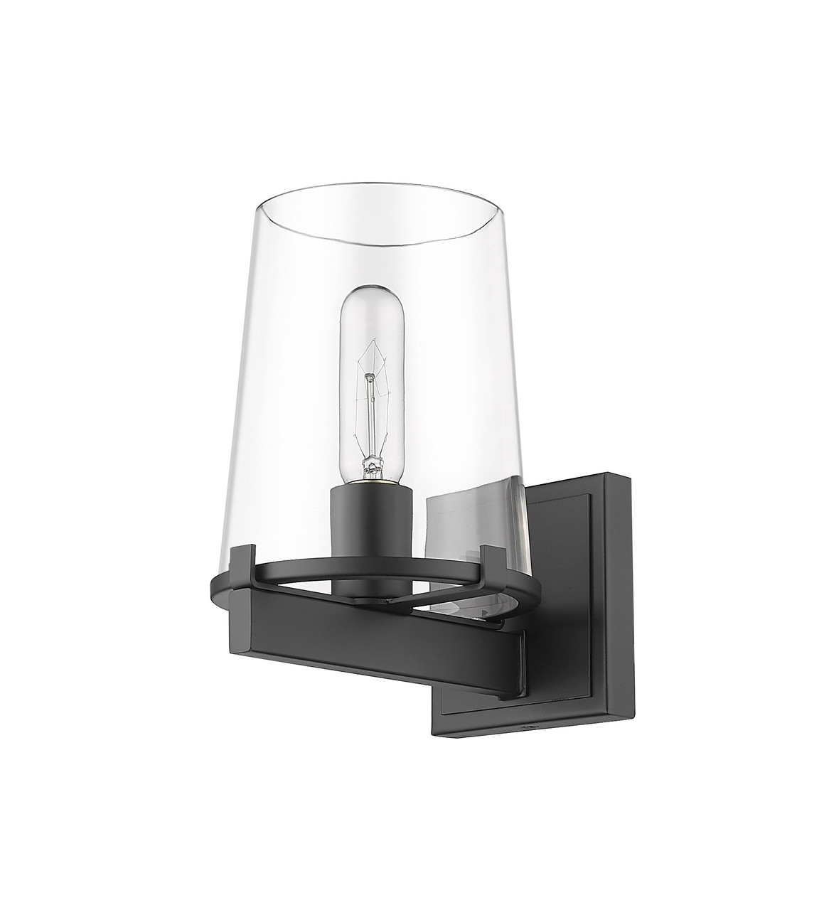 Z-LITE 3032-1V-MB 1 Light Vanity, Matte Black