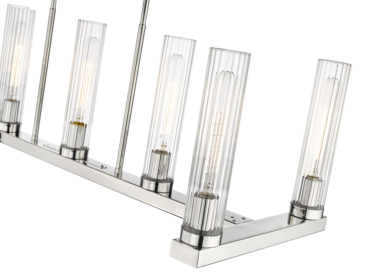 Z-LITE 3031-7L-PN 7 Light Chandelier, Polished Nickel