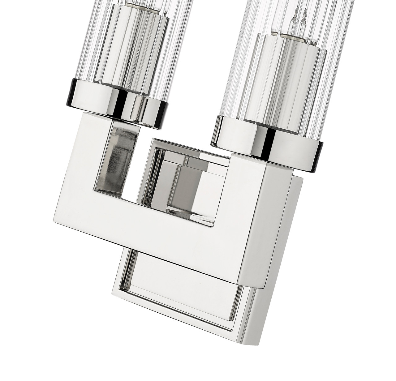 Z-LITE 3031-2S-PN 2 Light Wall Sconce, Polished Nickel