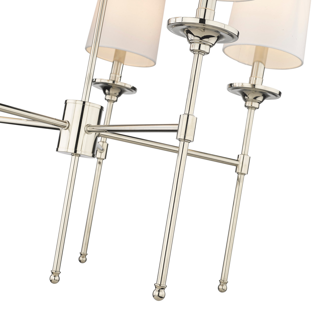 Z-LITE 3033-5PN 5 Light Chandelier, Polished Nickel