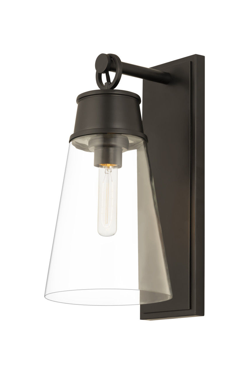 Z-LITE 2300-1SL-MB 1 Light Wall Sconce, Matte Black