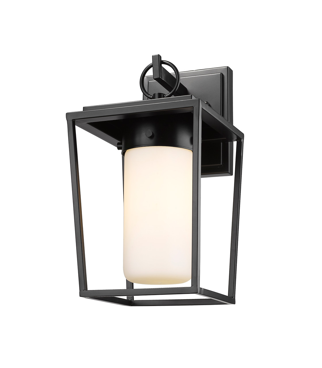 Z-LITE 595S-BK 1 Light Outdoor Wall Sconce, Black