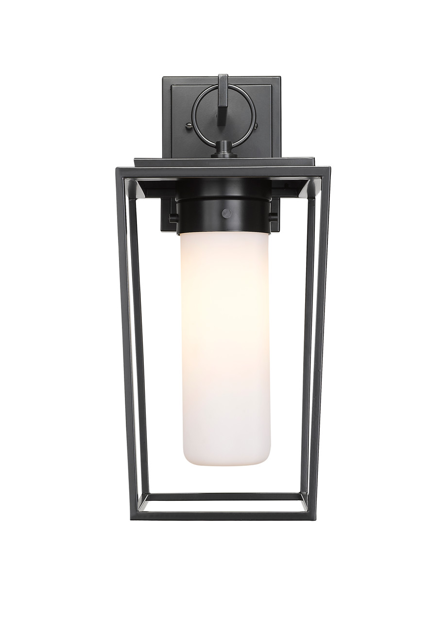 Z-LITE 595M-BK 1 Light Outdoor Wall Sconce, Black