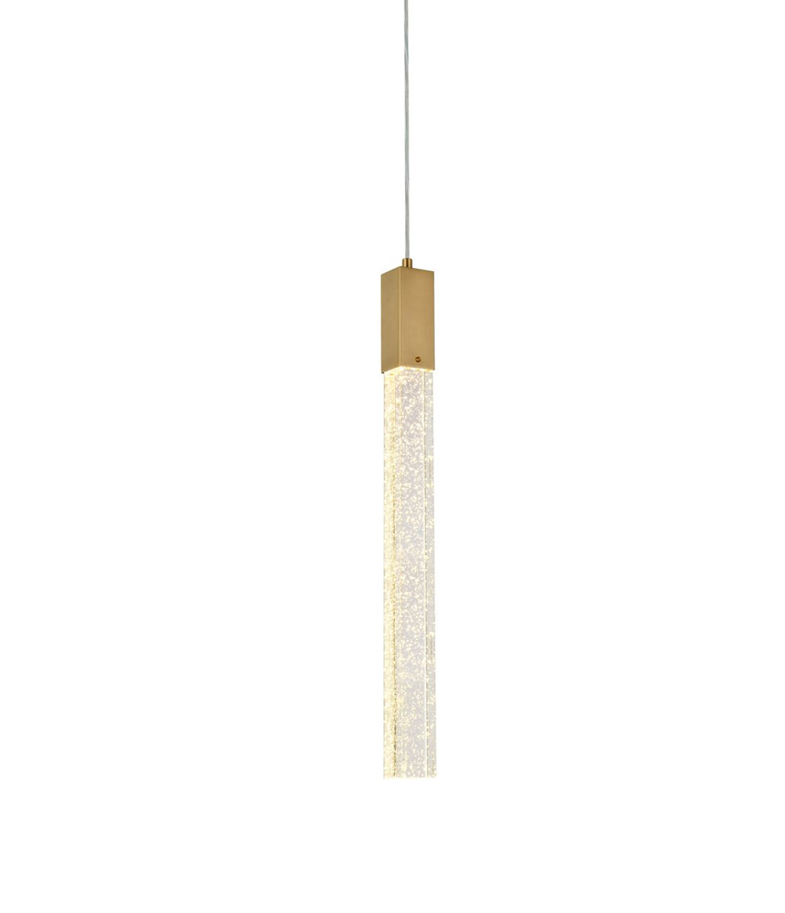 Elegant Lighting 2066D5SG Weston 1 light pendant in satin gold