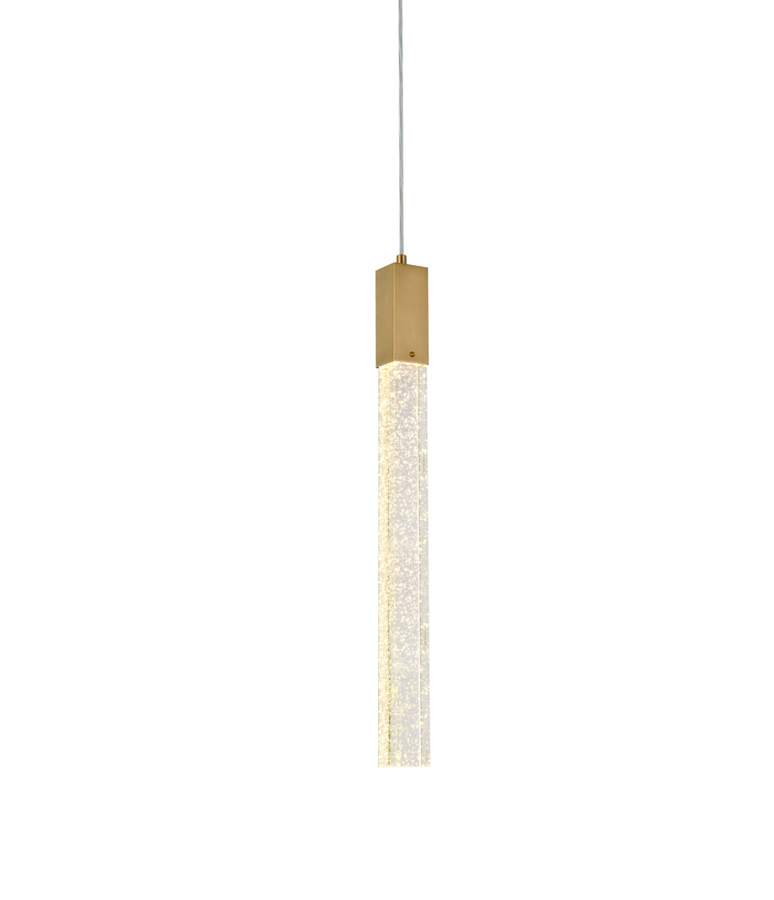 Elegant Lighting 2066D5SG Weston 1 light pendant in satin gold Elegant Lighting 2066D5SG Weston 1 light pendant in satin gold