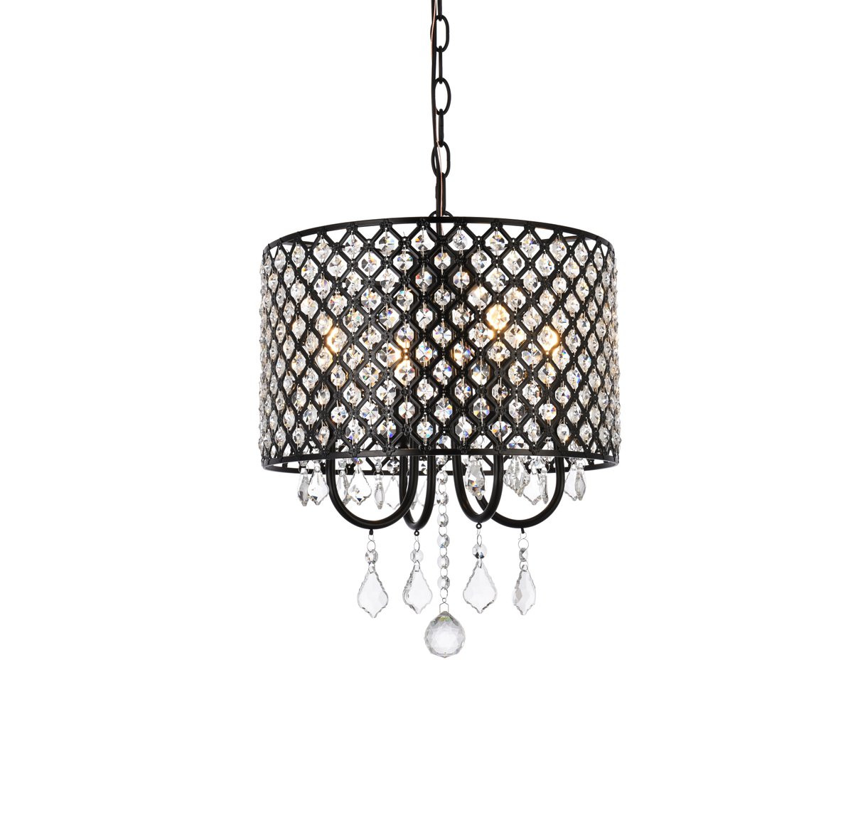 Living District LD711D14BK Elise 14 inch pendant in black