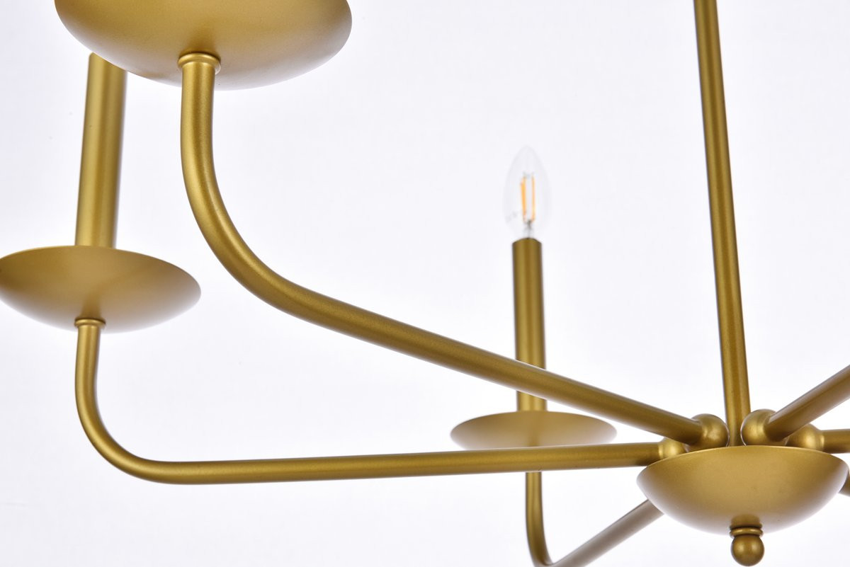 Living District LD812D30BR Cohen 30 inch pendant in brass