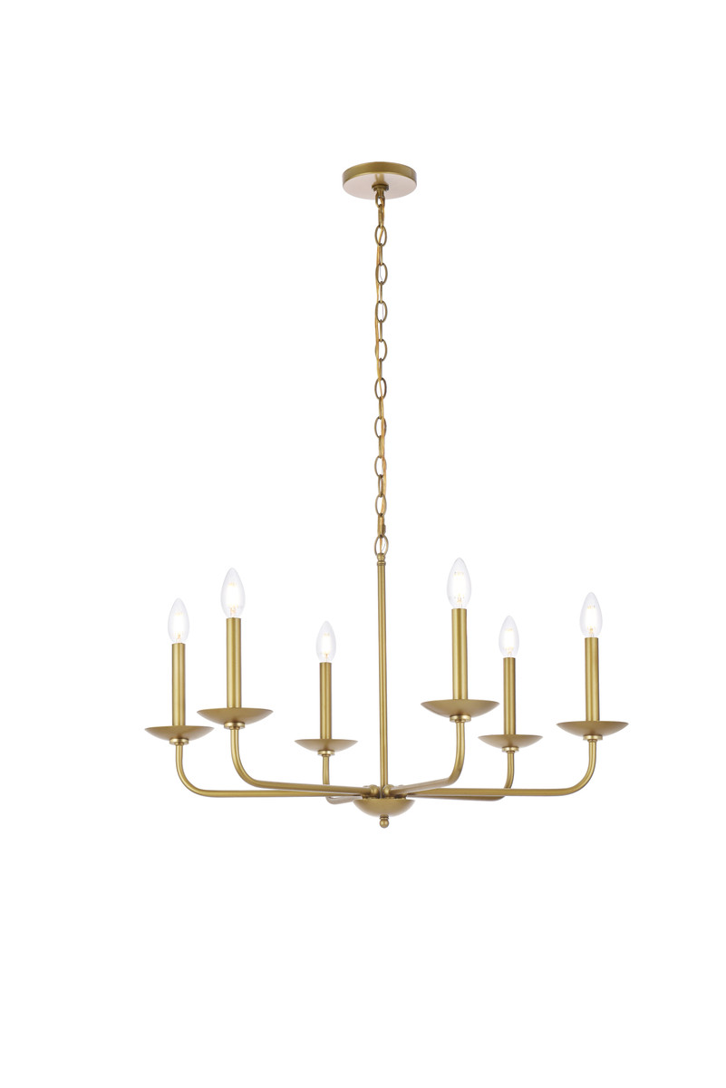 Living District LD812D30BR Cohen 30 inch pendant in brass