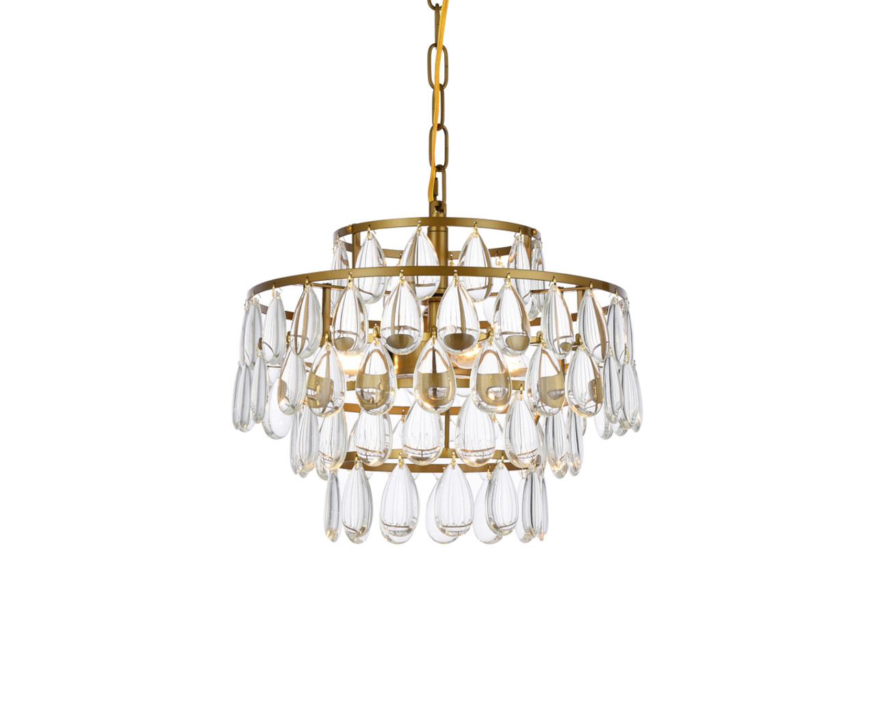 Elegant Lighting 1102D14BR Mila 14 inch pendant in brass Elegant Lighting 1102D14BR Mila 14 inch pendant in brass