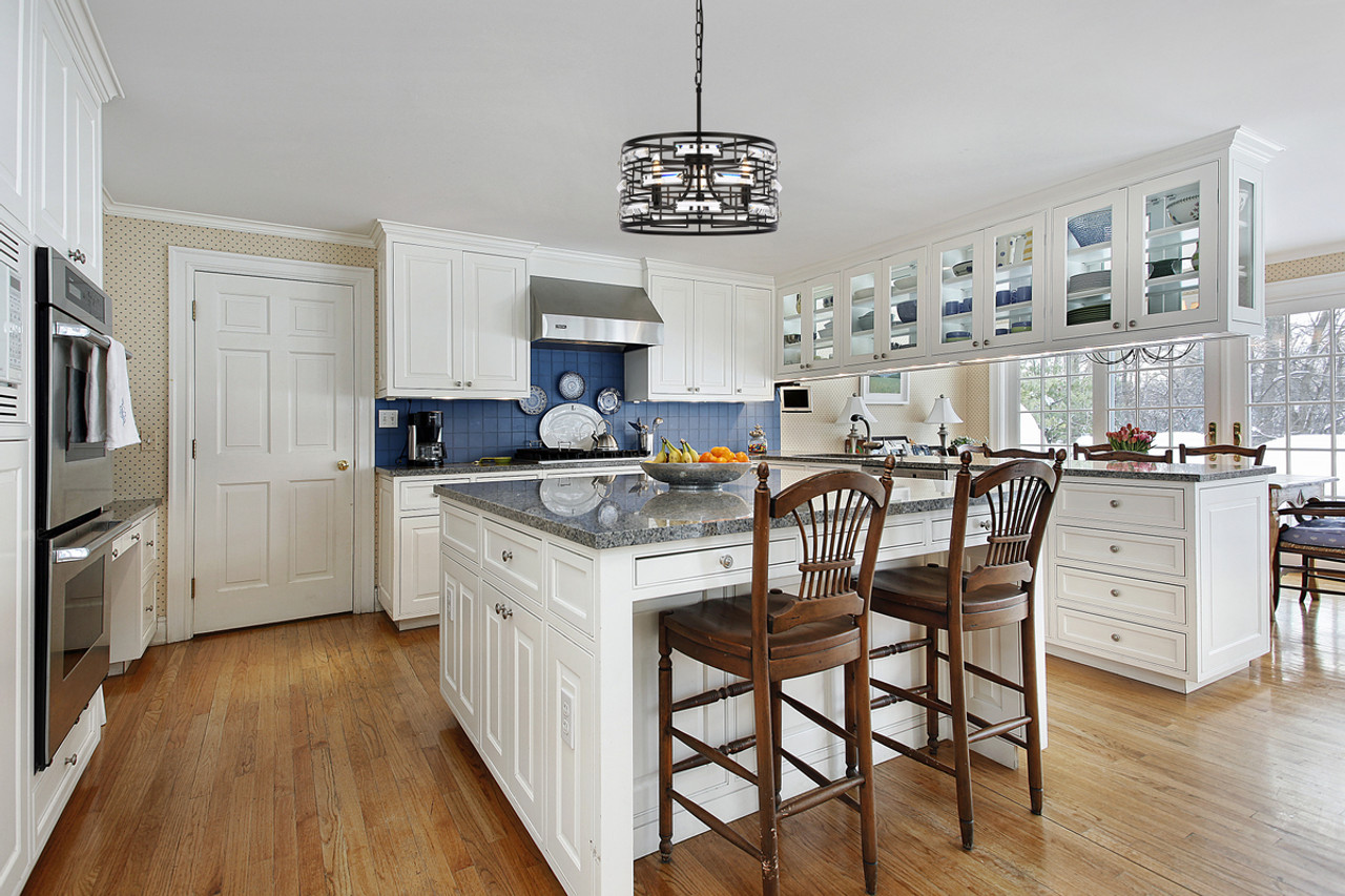 Elegant Lighting 1108D16BK Kennedy 16.5 inch pendant in black Elegant Lighting 1108D16BK Kennedy 16.5 inch pendant in black