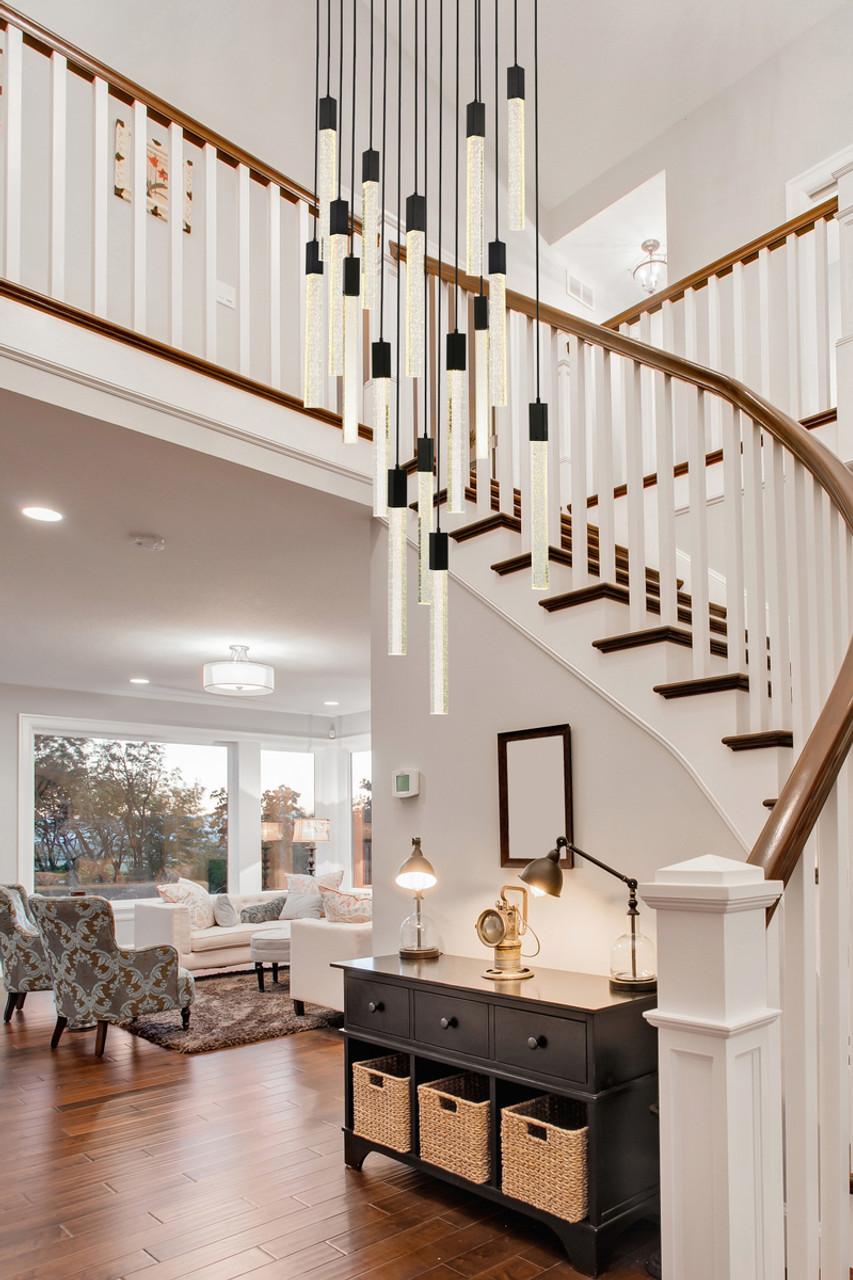 Elegant Lighting 2066G30BK Weston 16 lights pendant in black Elegant Lighting 2066G30BK Weston 16 lights pendant in black