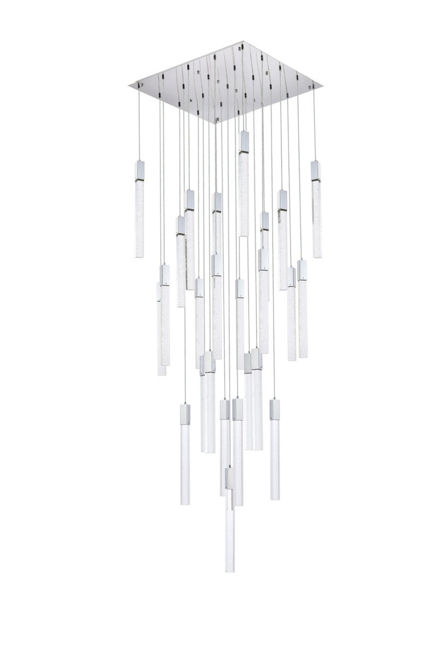 Elegant Lighting 2066G36C Weston 25 lights pendant in chrome