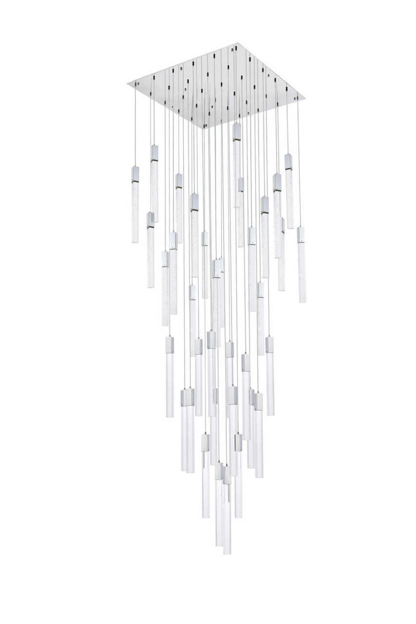 Elegant Lighting 2066G42C Weston 36 lights pendant in chrome