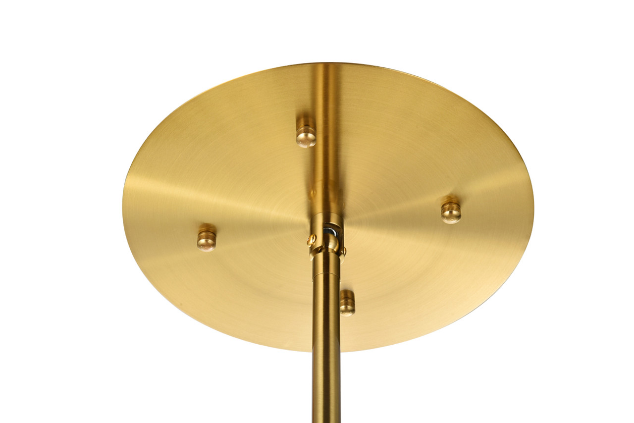 Elegant Lighting 2500D42SG Vera 42 inch crystal starburst oval pendant in gold
