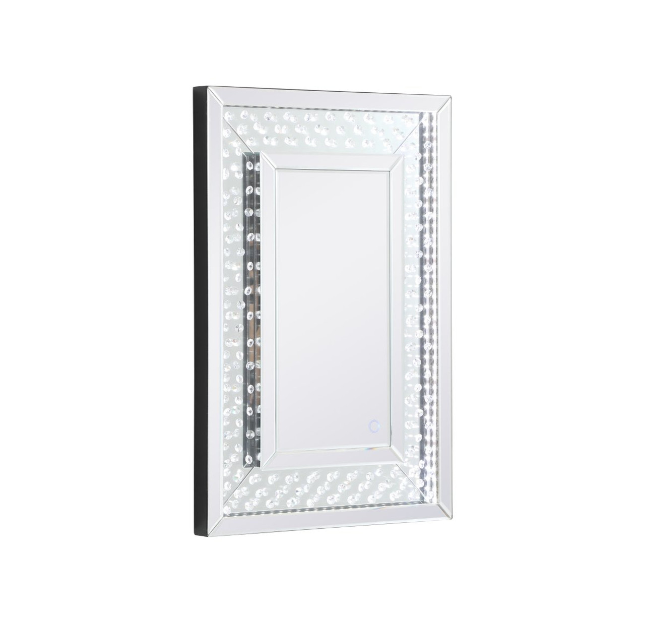 Elegant Decor MRE92030 Raiden 20 x 30 inch led crystal mirror