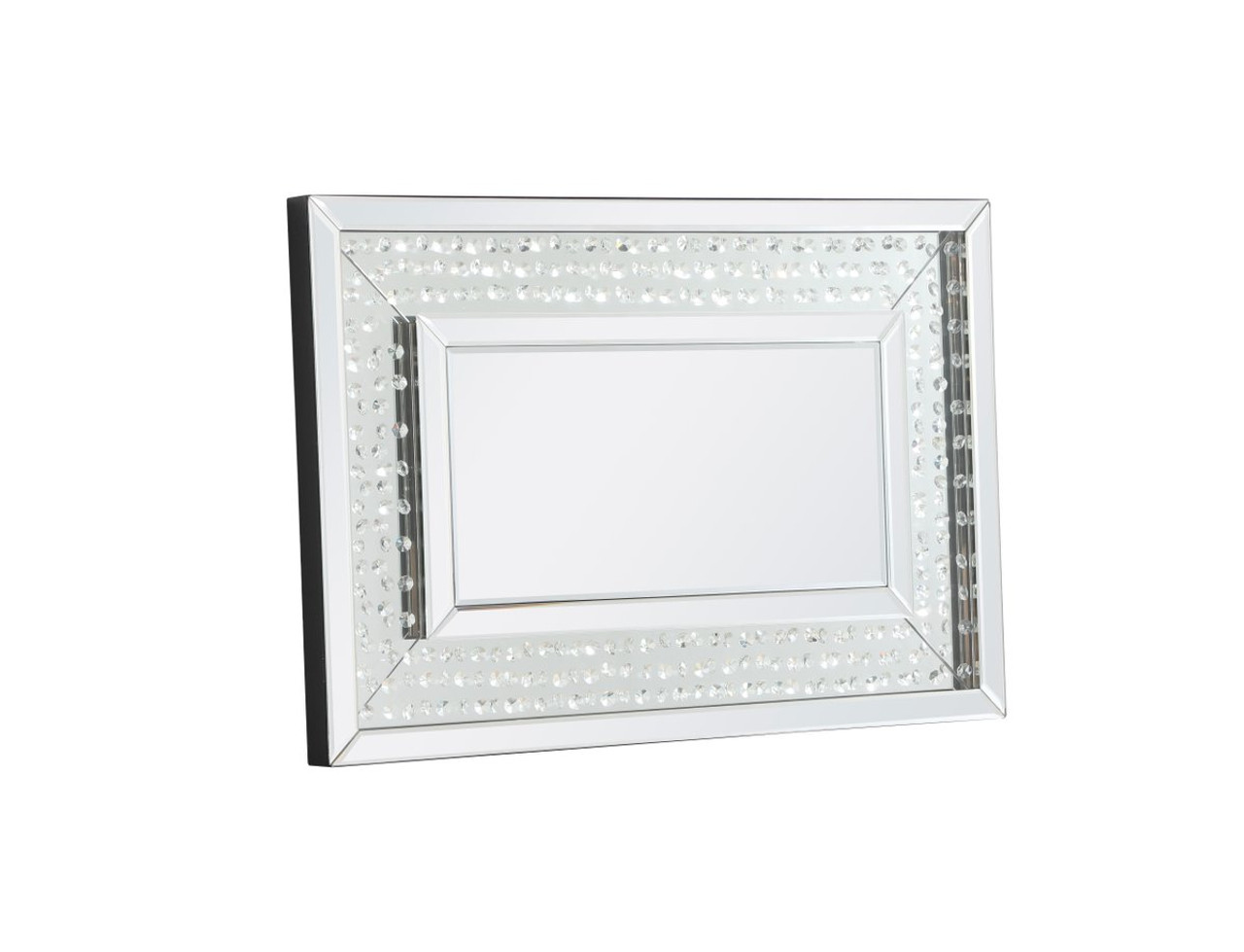 Elegant Decor MR912030 Sparkle collection crystal mirror 20 x 30 inch