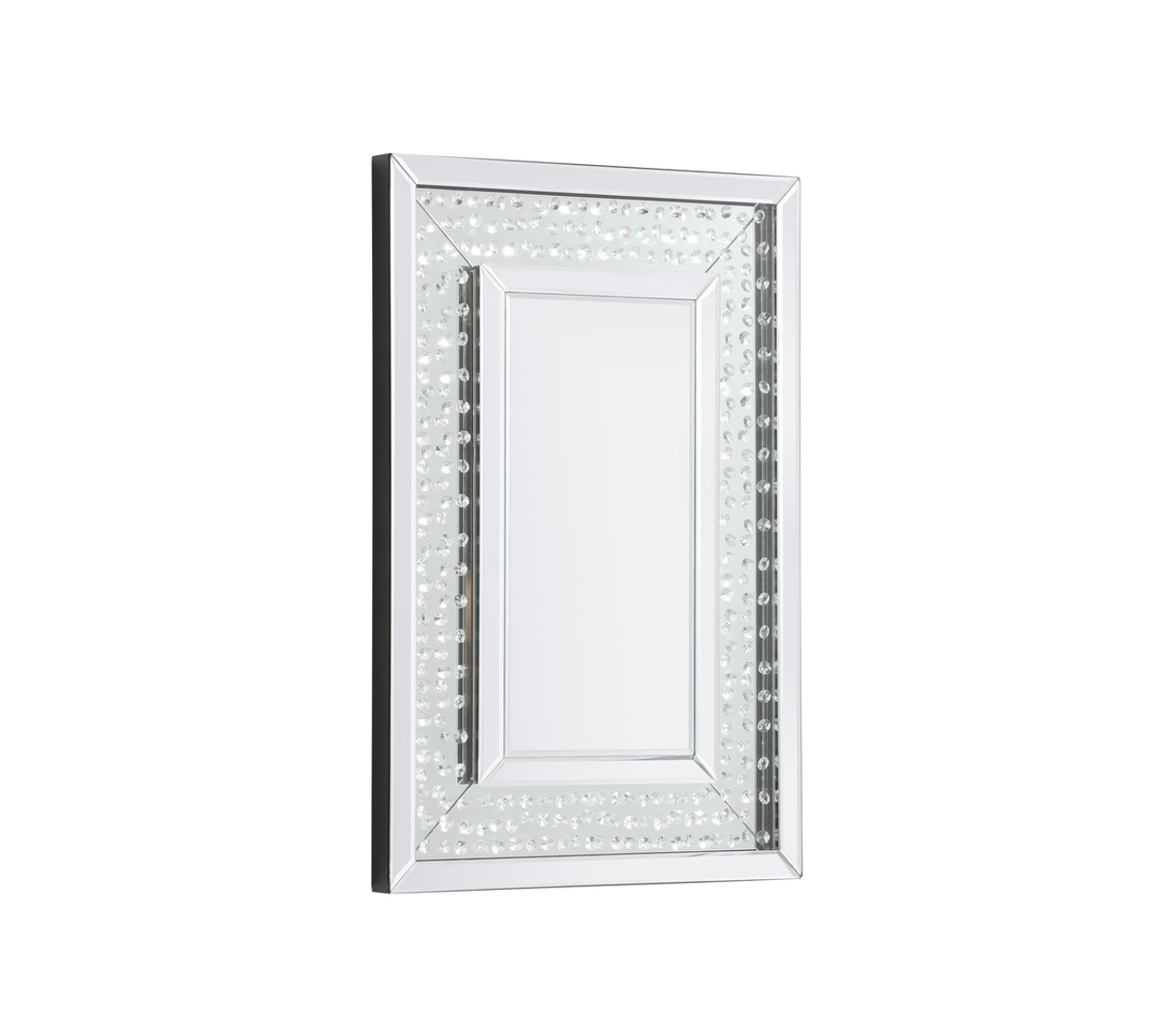 Elegant Decor MR912030 Sparkle collection crystal mirror 20 x 30 inch