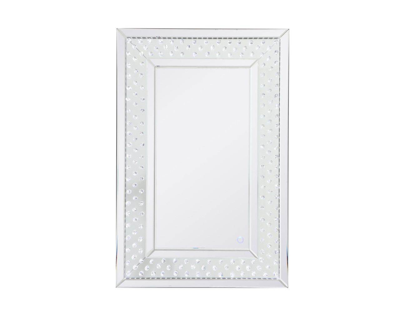 Elegant Decor MRE92436 Raiden 24 x 36 inch led crystal mirror