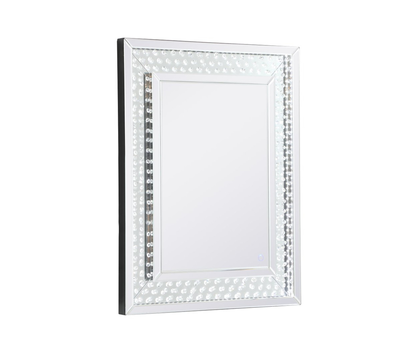 Elegant Decor MRE92836 Raiden 28 x 36 inch led crystal mirror