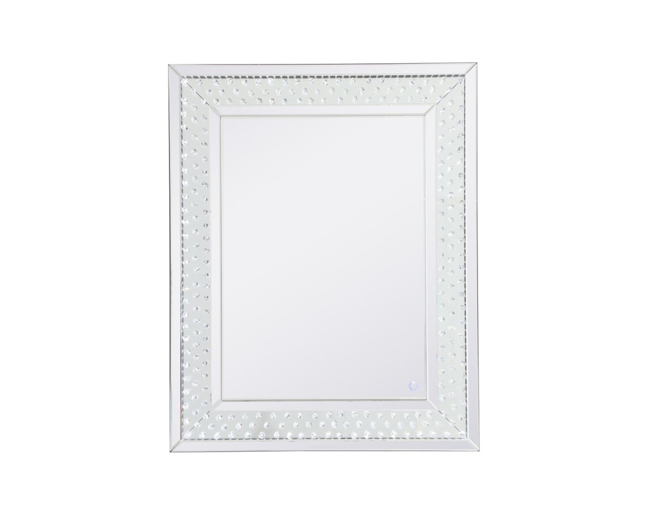Elegant Decor MRE93240 Raiden 32 x 40 inch led crystal mirror