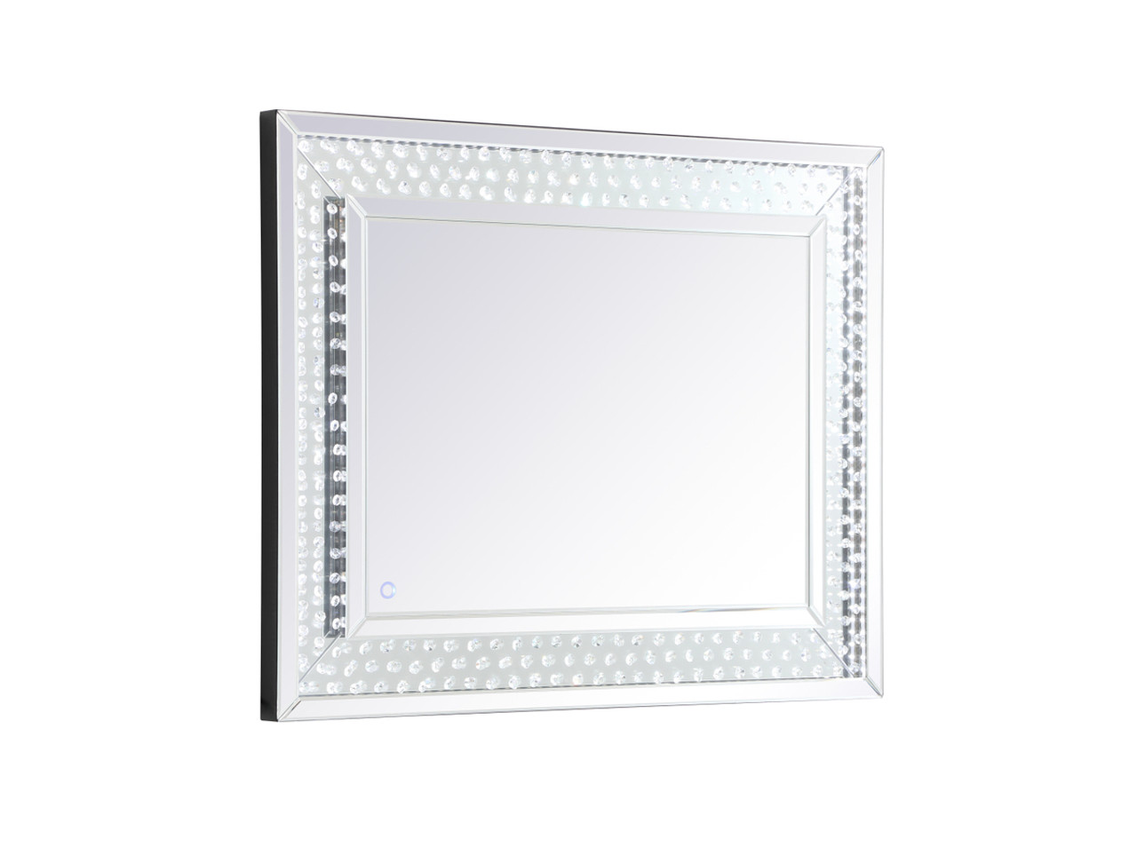 Elegant Decor MRE93240 Raiden 32 x 40 inch led crystal mirror