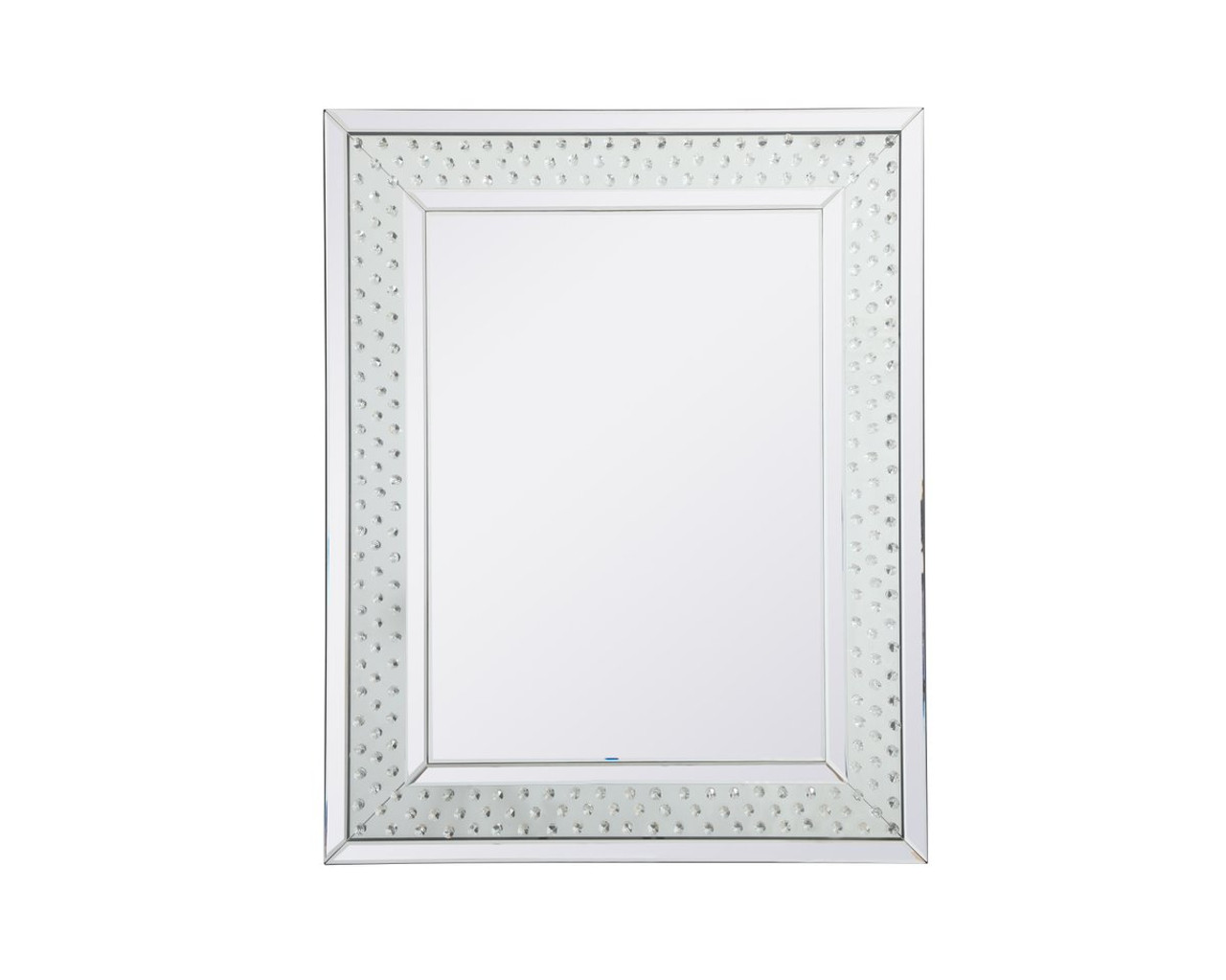 Elegant Decor MR913240 Sparkle collection crystal mirror 32 x 40 inch