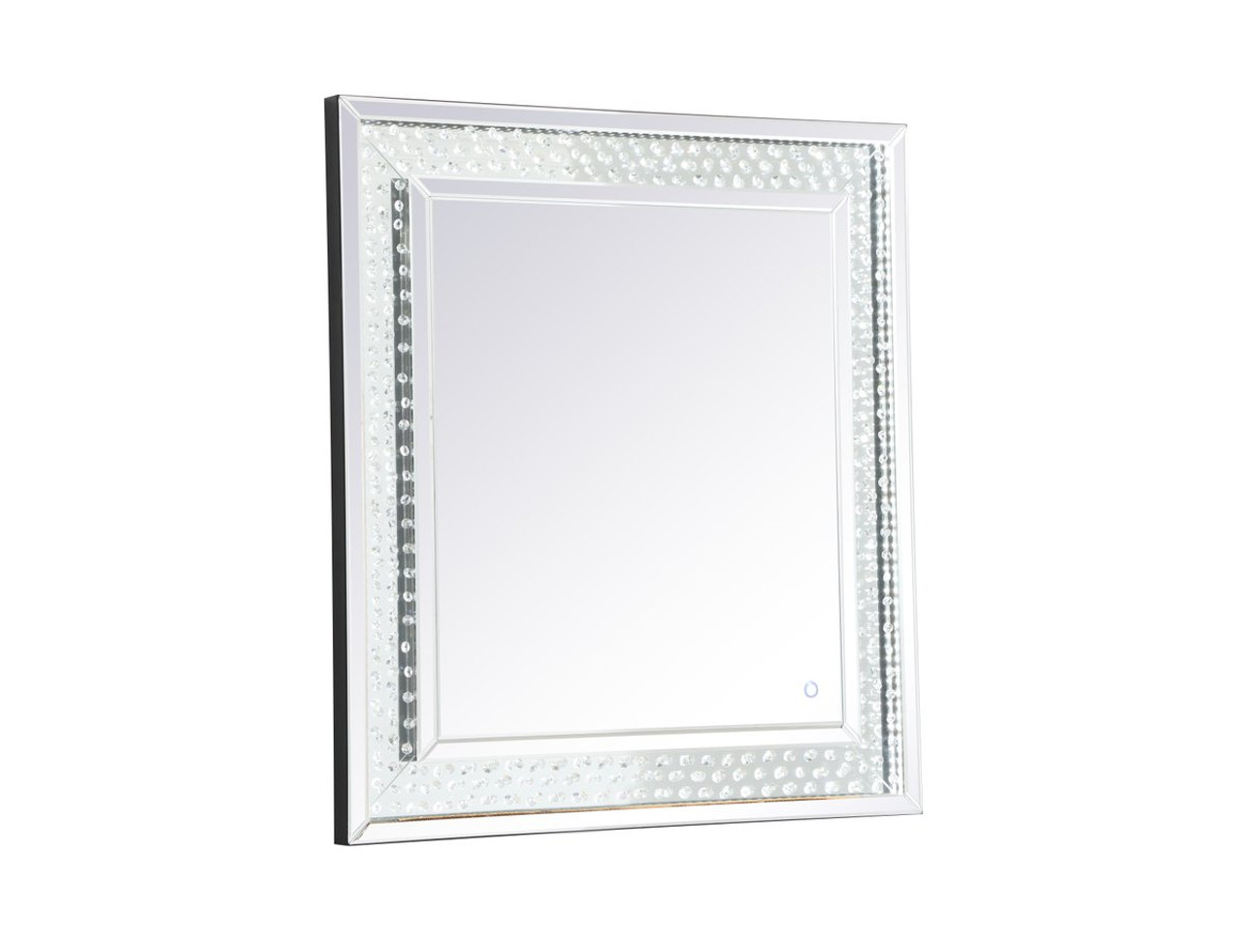 Elegant Decor MRE93640 Raiden 36 x 40 inch led crystal mirror