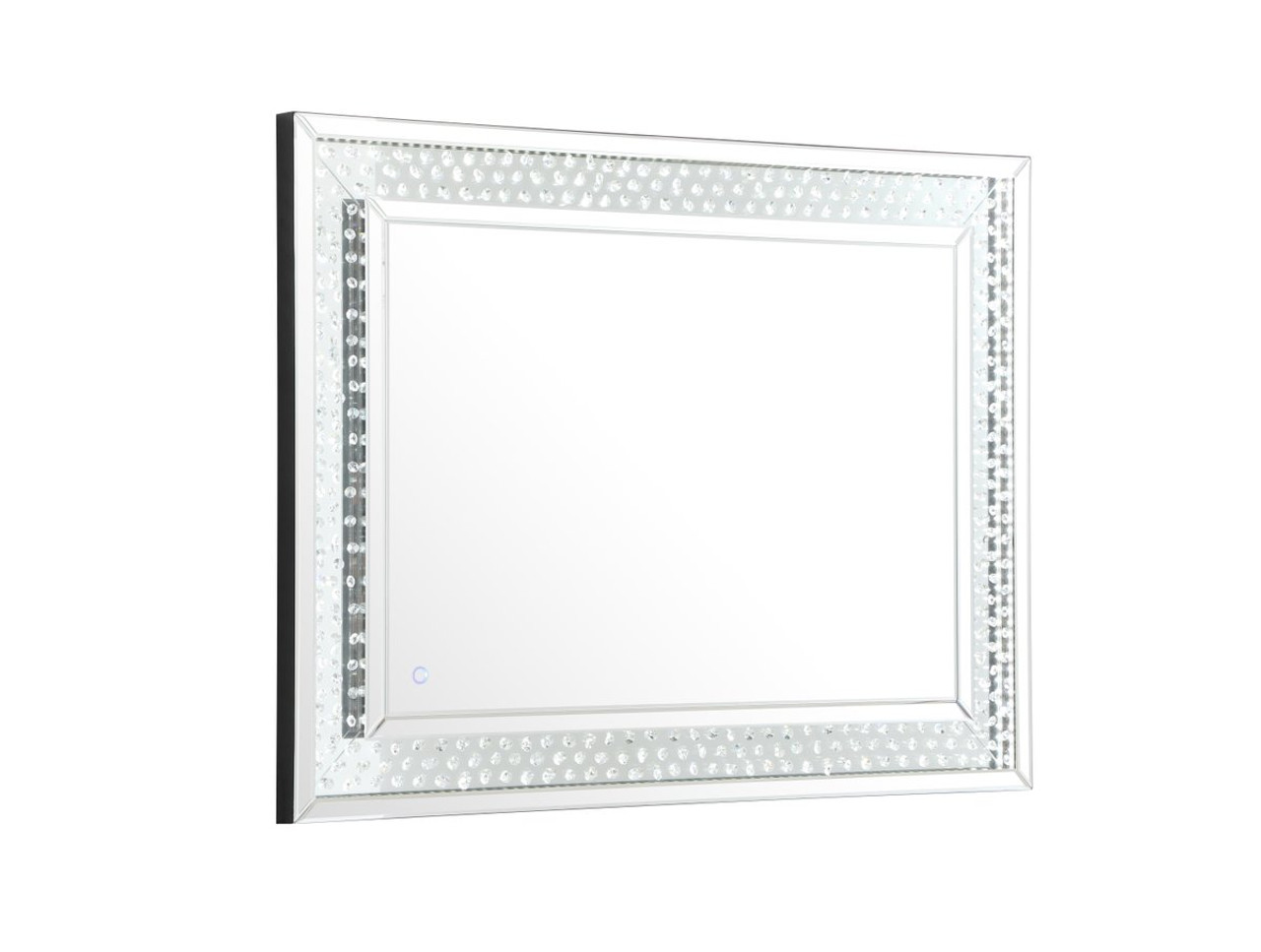 Elegant Decor MRE93648 Raiden 36 x 48 inch led crystal mirror