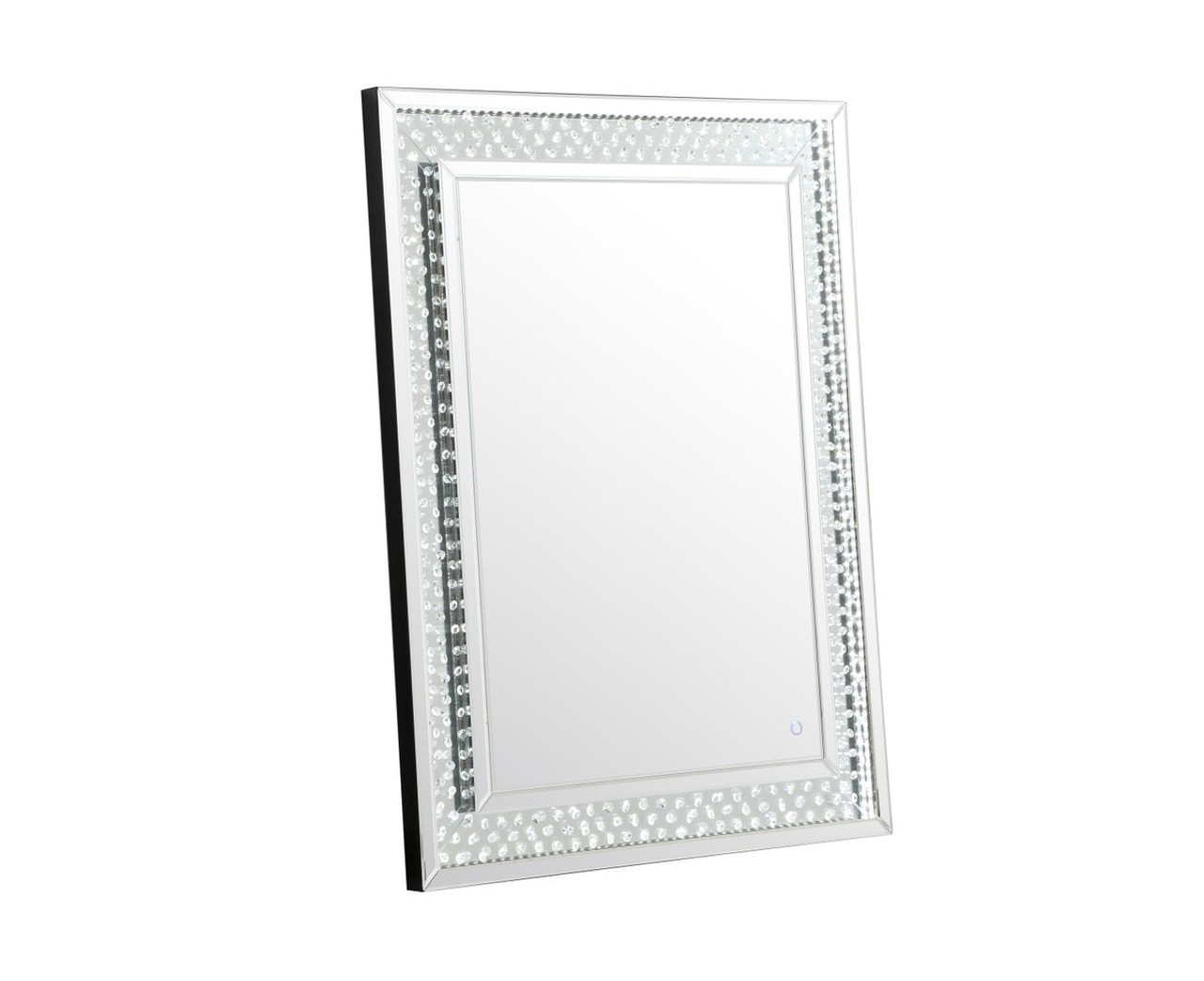 Elegant Decor MRE93648 Raiden 36 x 48 inch led crystal mirror