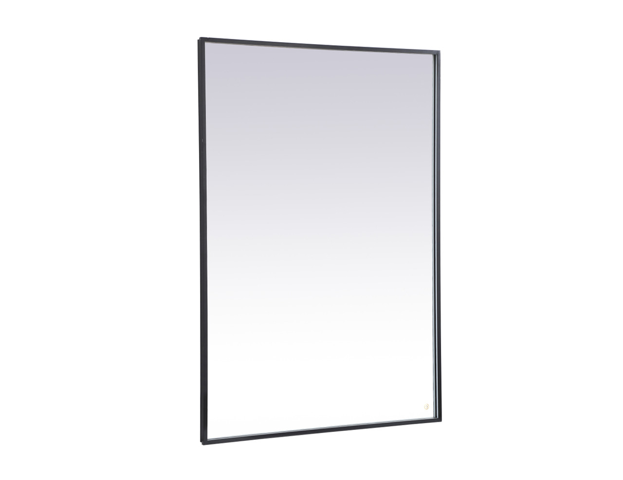 Elegant Decor MRE64260BK Pier 42x60 inch LED mirror with adjustable color temperature 3000K/4200K/6400K in black