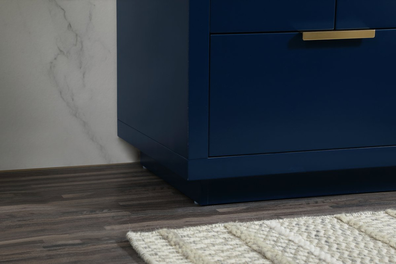 Elegant Decor VF19424BL 24 inch single bathroom vanity in blue Elegant Decor VF19424BL 24 inch single bathroom vanity in blue