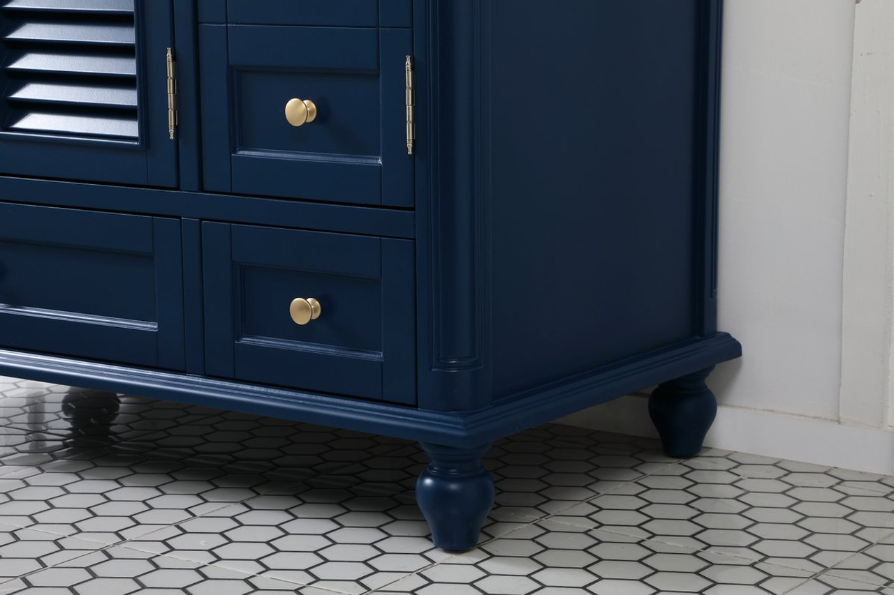 Elegant Decor VF30542BL 42 inch single bathroom vanity in blue