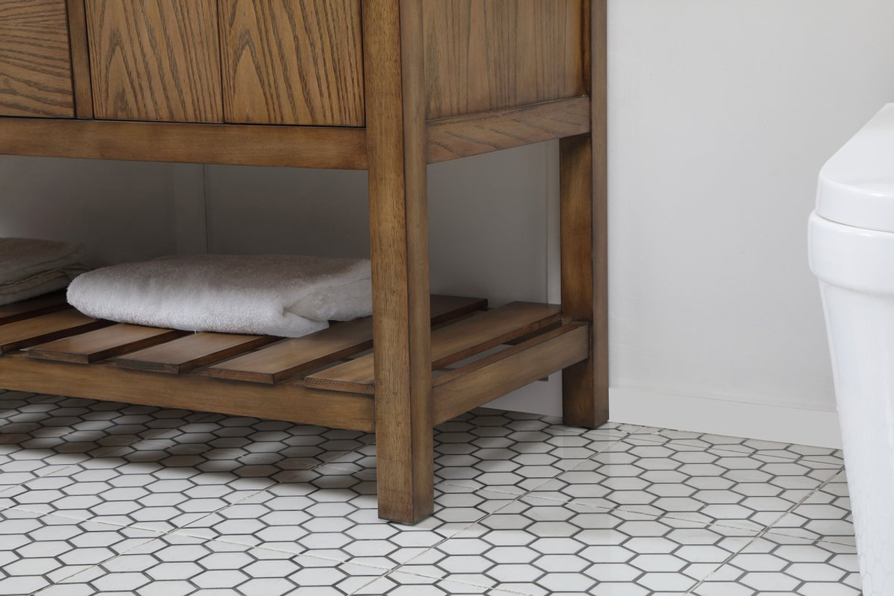 Elegant Decor VF60160DW 60 inch single bathroom vanity in driftwood Elegant Decor VF60160DW 60 inch single bathroom vanity in driftwood