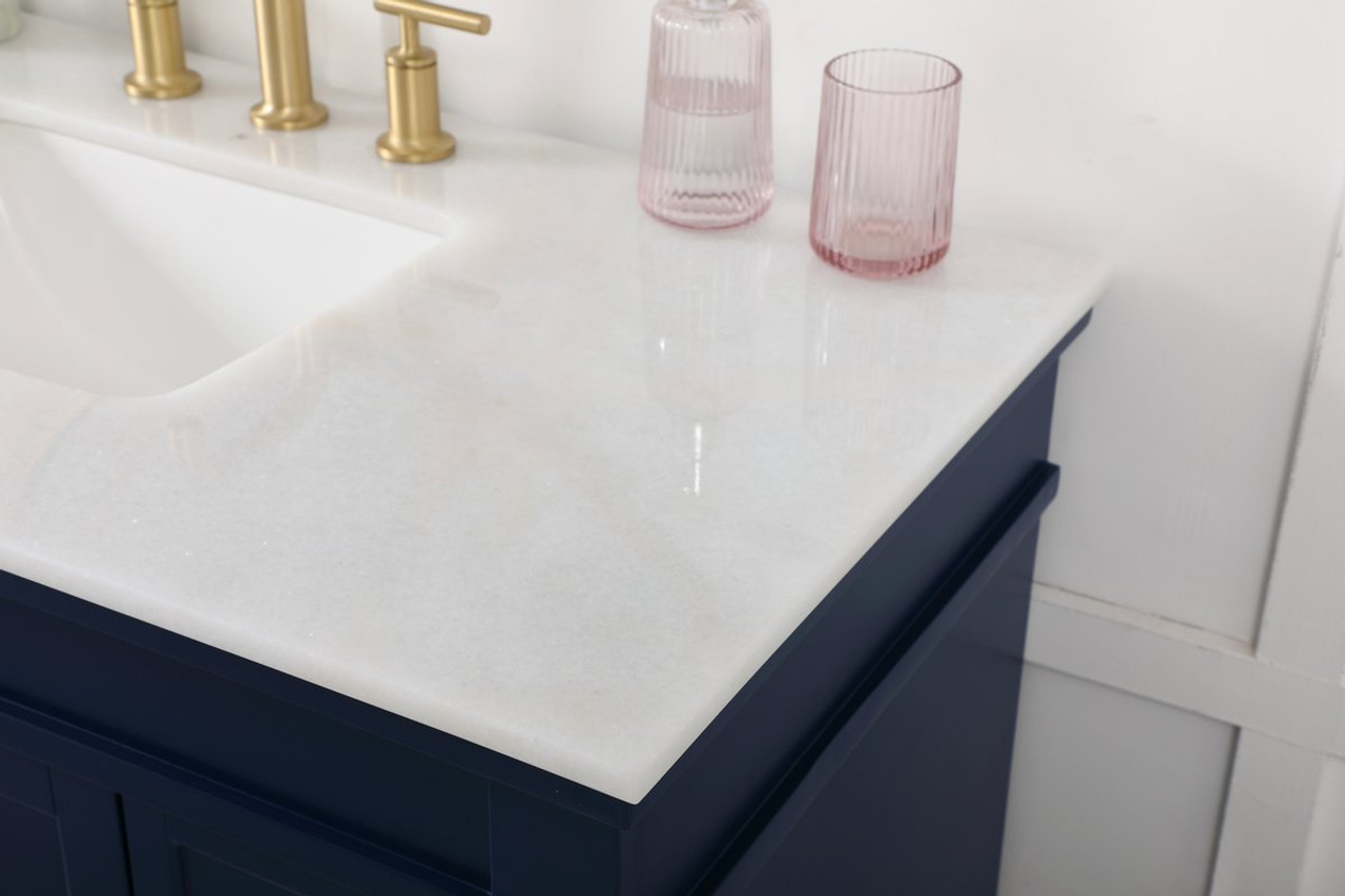 Elegant Decor VF13042BL 42 inch single bathroom vanity in blue Elegant Decor VF13042BL 42 inch single bathroom vanity in blue