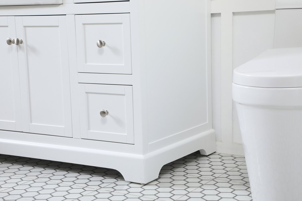 Elegant Decor VF60248WH 48 inch single bathroom vanity in white