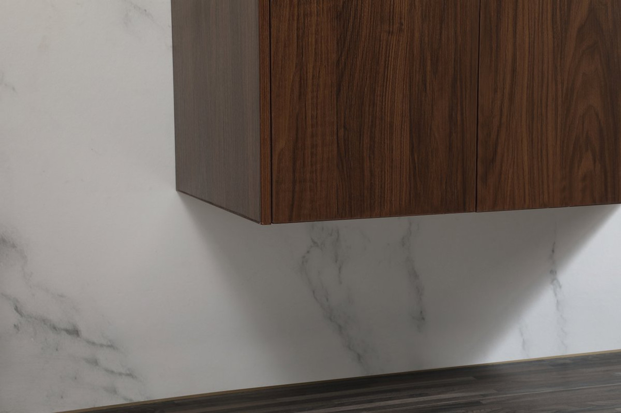 Elegant Decor VF44540MWT 40 inch single bathroom vanity in walnut Elegant Decor VF44540MWT 40 inch single bathroom vanity in walnut