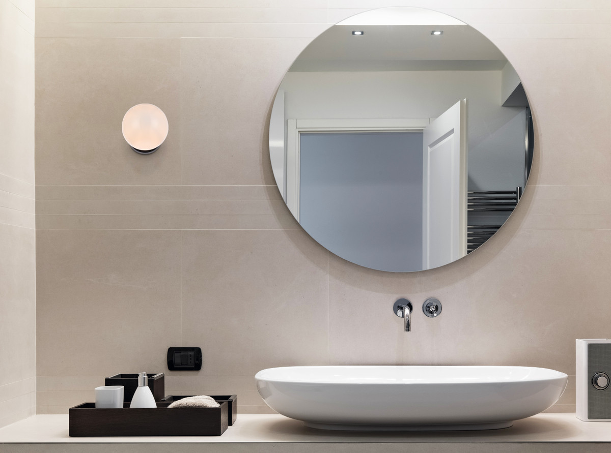 Living District LD2451BK Mimi six inch dual flush mount and bath sconce in black with frosted glass