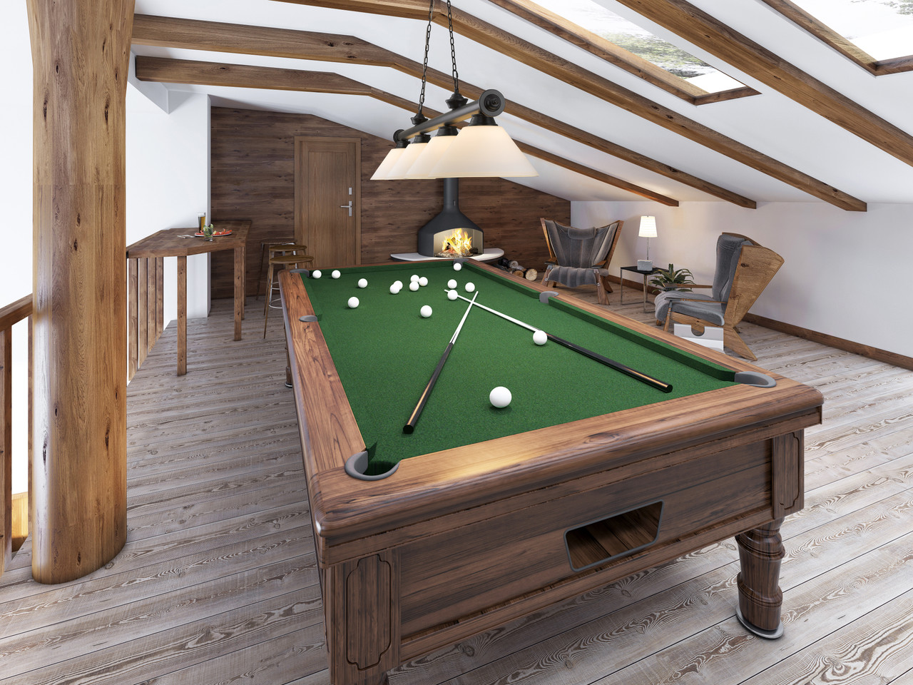 Z-LITE 2306-4MB-AMO14 4 Light Billiard, Matte Black