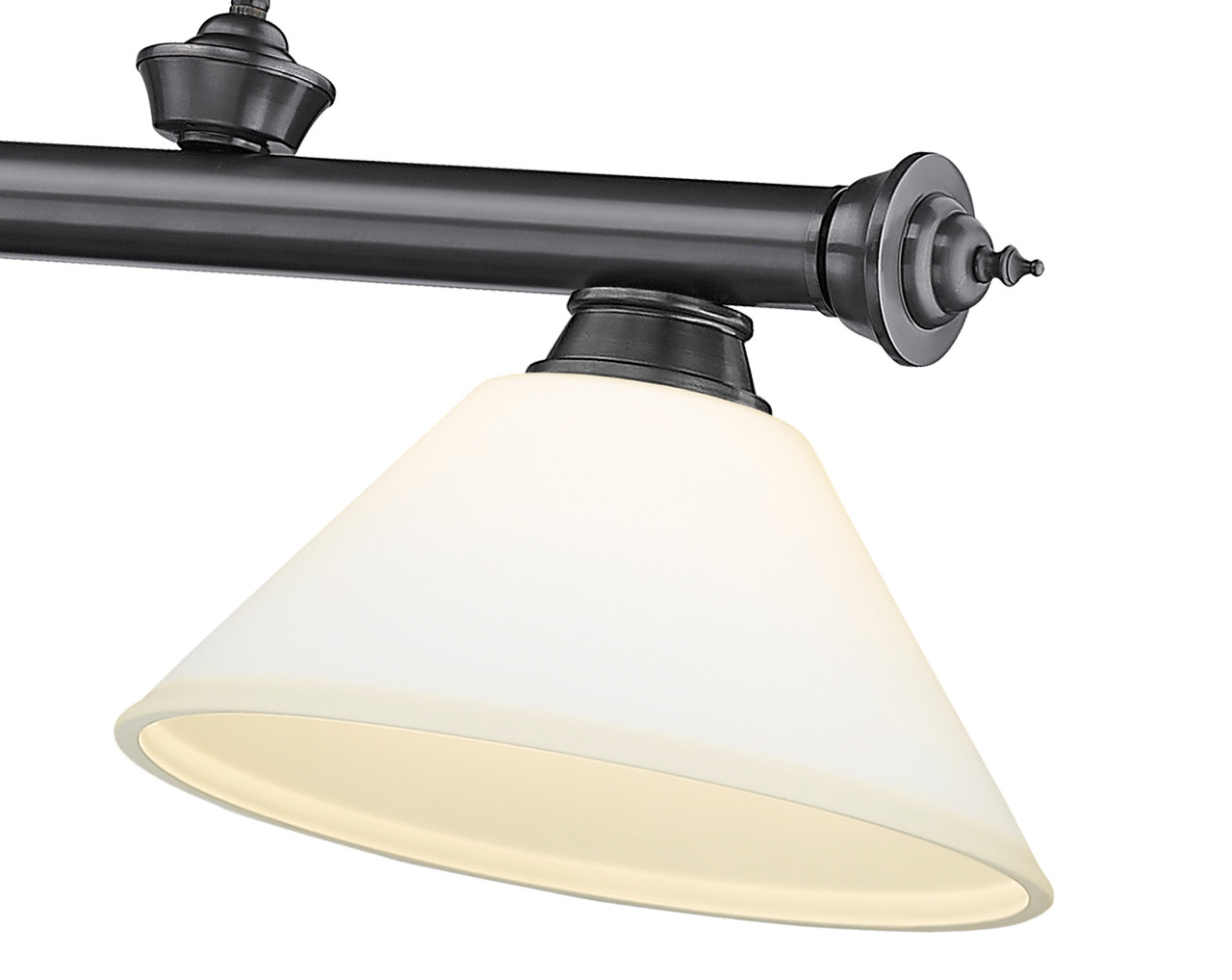 Z-LITE 2306-3BP-AMO14 3 Light Billiard, Bronze Plated Z-LITE 2306-3BP-AMO14 3 Light Billiard, Bronze Plated