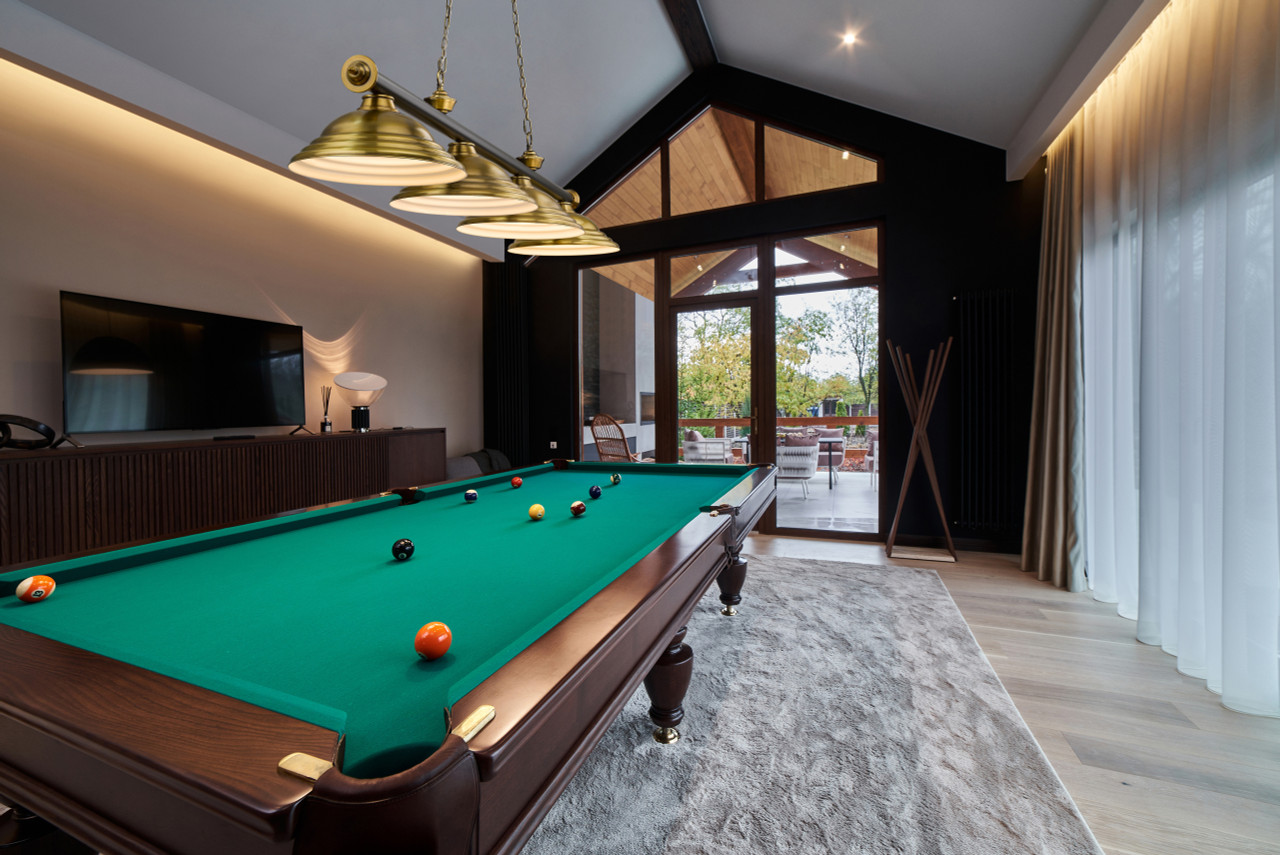 Z-LITE 2306-4MB-RB-SRB 4 Light Billiard, Matte Black + Rubbed Brass Z-LITE 2306-4MB-RB-SRB 4 Light Billiard, Matte Black + Rubbed Brass