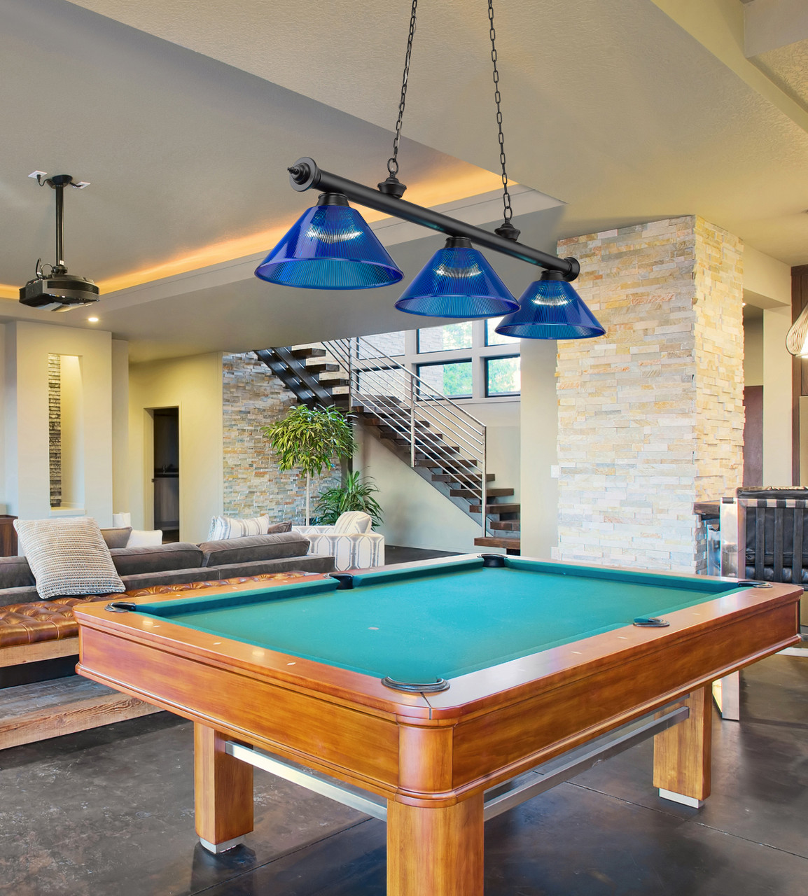 Z-LITE 2306-3MB-ARDB 3 Light Billiard, Matte Black Z-LITE 2306-3MB-ARDB 3 Light Billiard, Matte Black