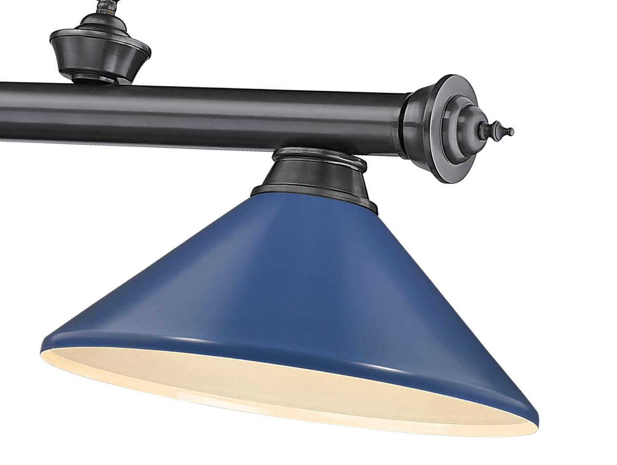 Z-LITE 2306-3BP-MNB 3 Light Billiard, Bronze Plated