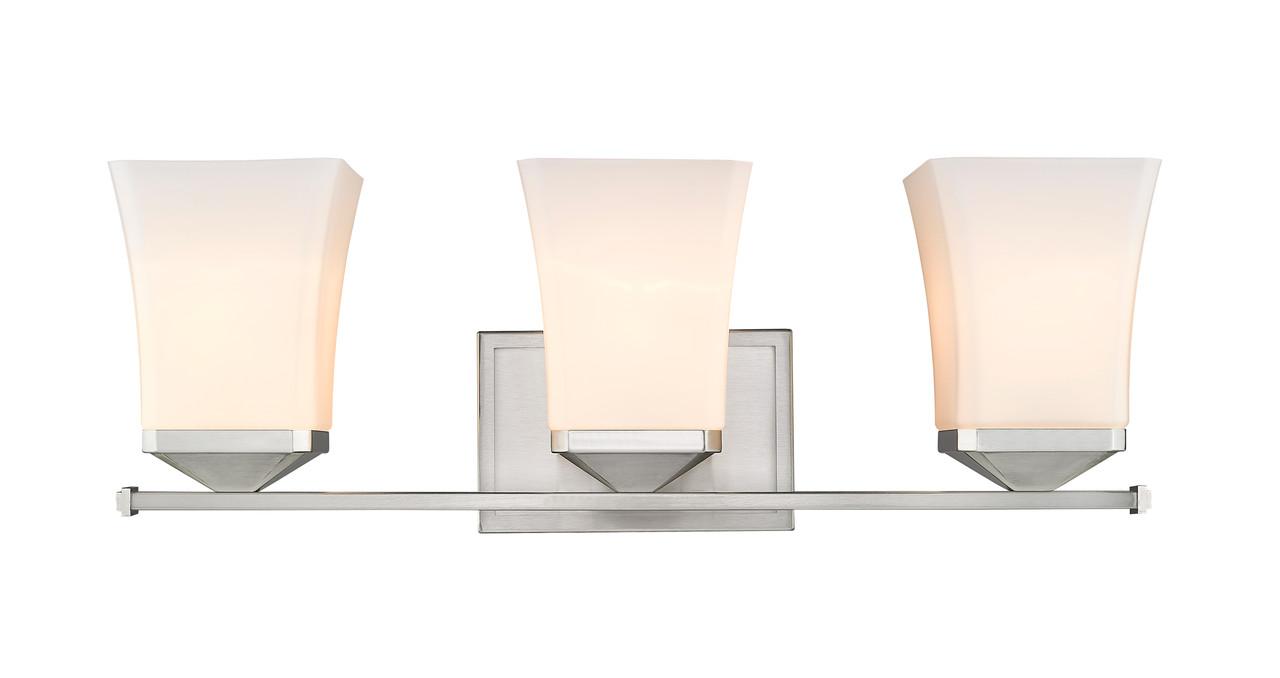 Z-LITE 1939-3V-BN 3 Light Vanity, Brushed Nickel