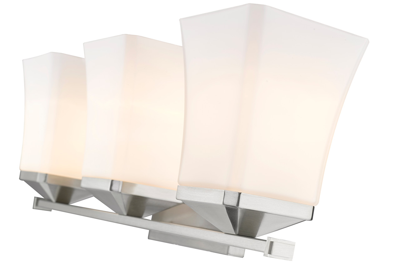 Z-LITE 1939-3V-BN 3 Light Vanity, Brushed Nickel