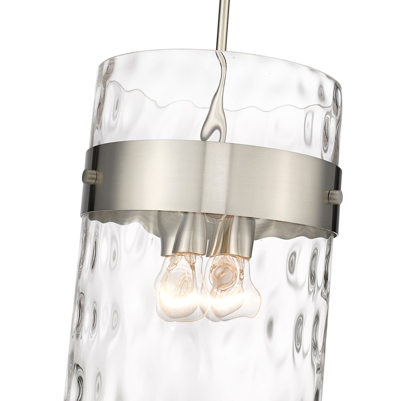 Z-LITE 3035P12-BN 4 Light Pendant, Brushed Nickel