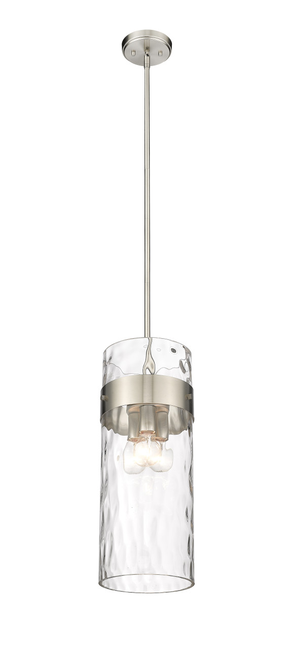 Z-LITE 3035P9-BN 3 Light Pendant, Brushed Nickel