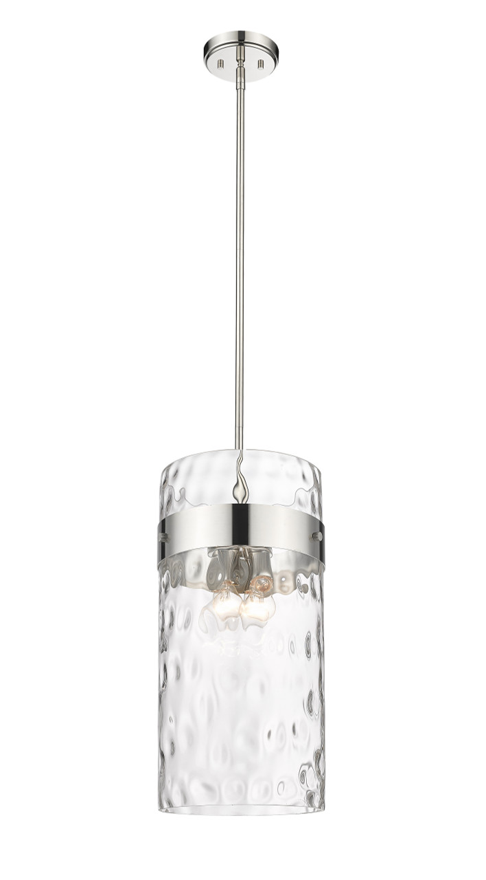 Z-LITE 3035P12-PN 4 Light Pendant, Polished Nickel